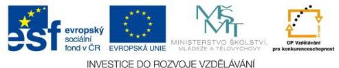 Logo ESF, EU, MŠMT, OP Vzdělávání pro konkurenceschopnost